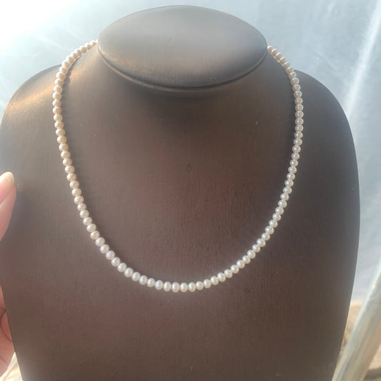 S925  White AK necklace--18inches
