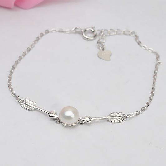 S925 sterling silver bracelet set setting (B19)