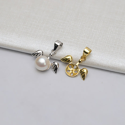 S925 sterling silver pendant setting (P34)