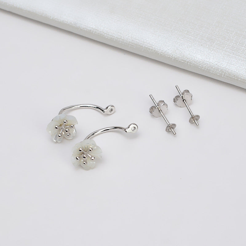S925 sterling silver earring setting (E22)
