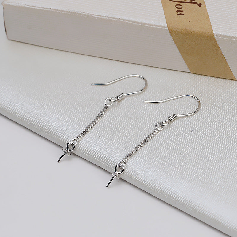 S925 sterling silver earring setting (E23)