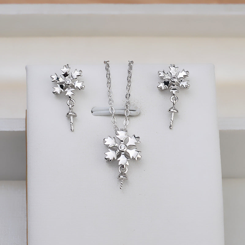 (S024)  S925 sterling silver set setting