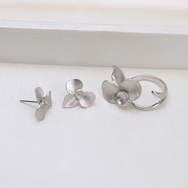 (S019)  S925 sterling silver set setting