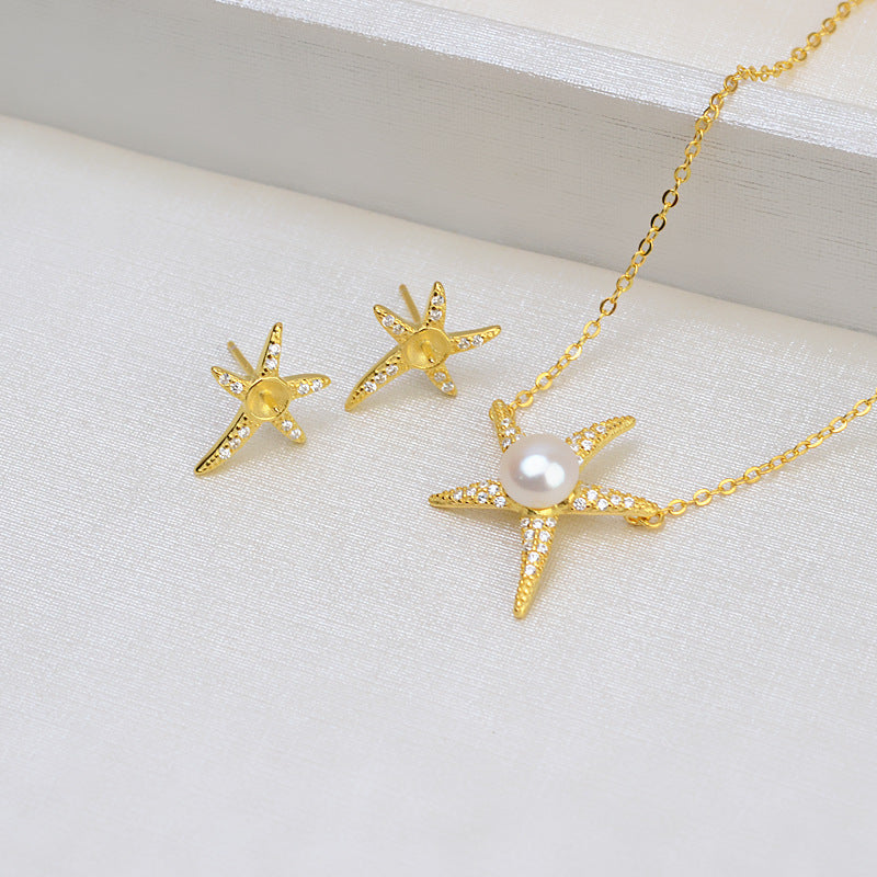 (S011)  S925 sterling silver set setting