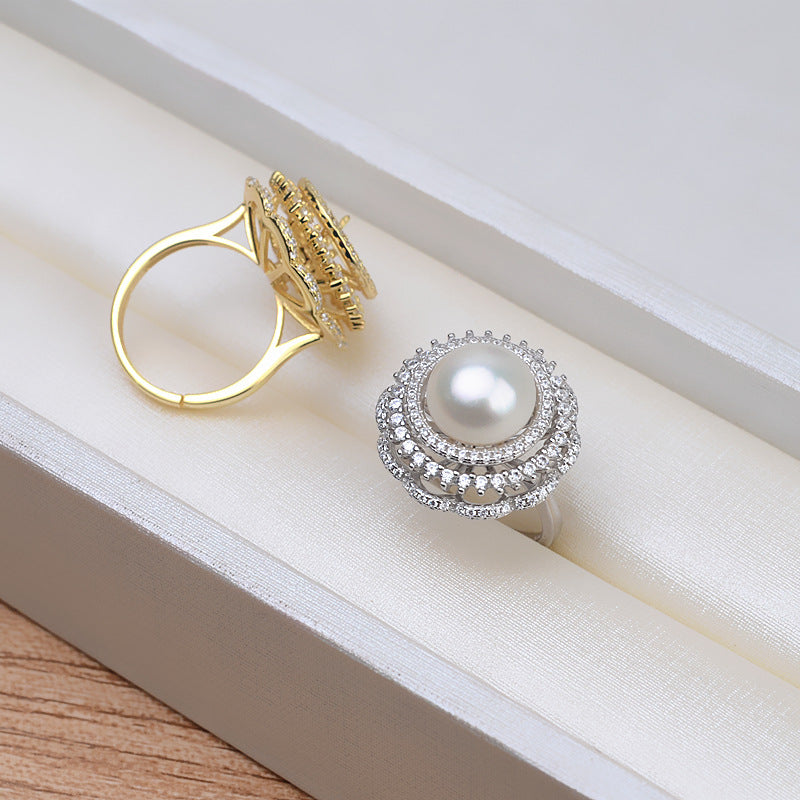 (S036)  S925 sterling silver set setting