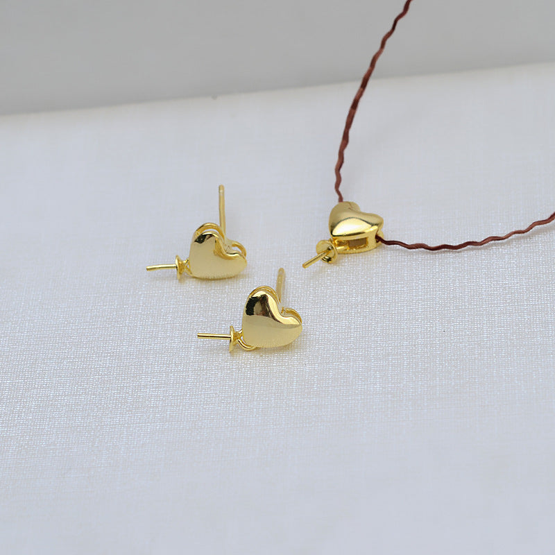 S925 sterling silver set setting (S30-1)