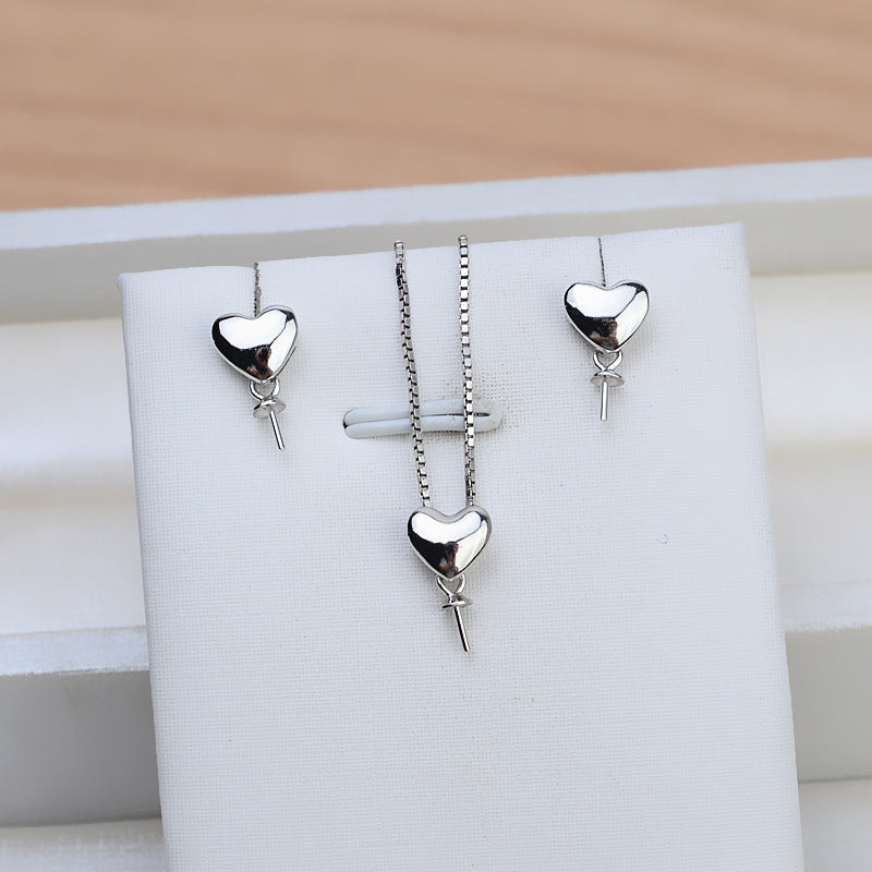 S925 sterling silver set setting (S30-1)