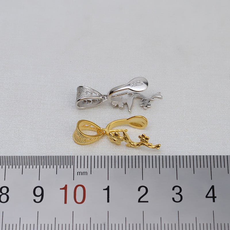 S925 sterling silver pendant baroque setting for legendary pearls (B29)