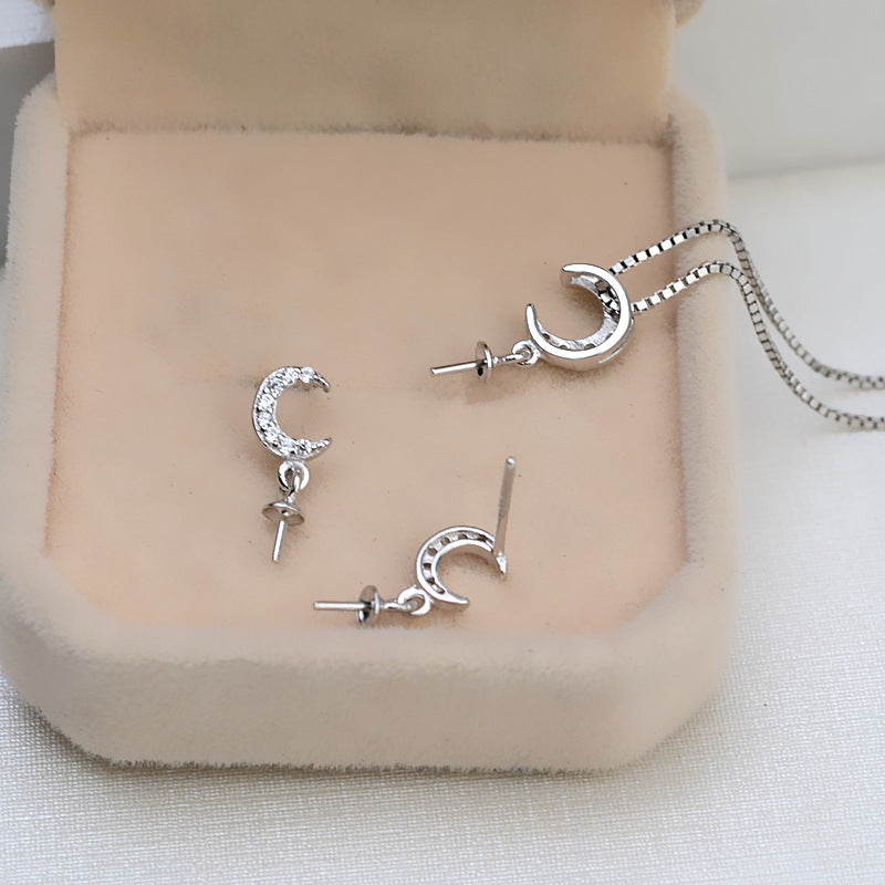 S925 sterling silver set setting (S30-1)