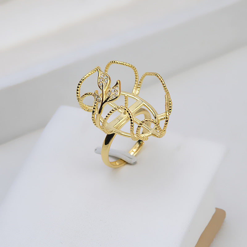 (BS007) S925 sterling silver earring baroque setting for legendary pearls