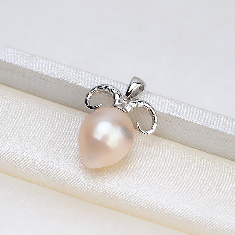 S925 sterling silver pendant baroque setting for legendary pearls  (B45)