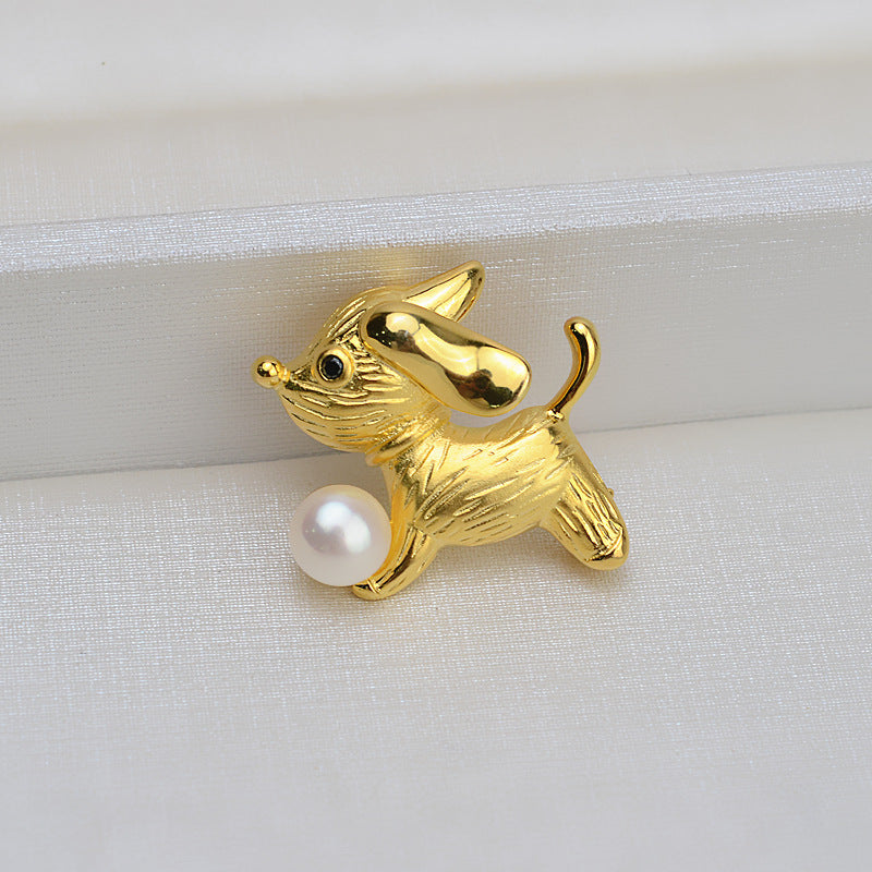 S925 sterling silver brooch setting (B-9)