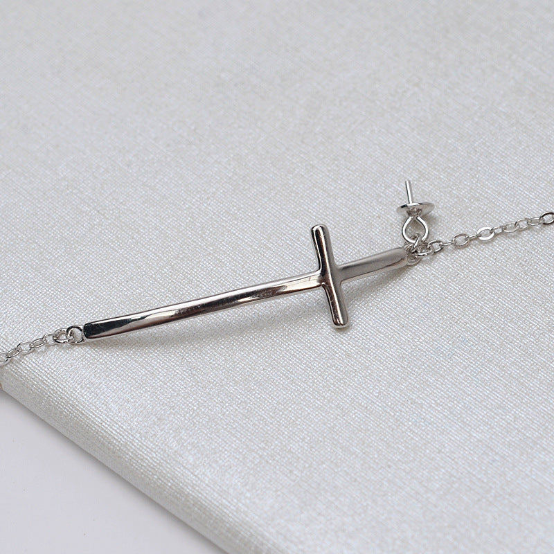 (SB006) S925 sterling silver bracelet set setting