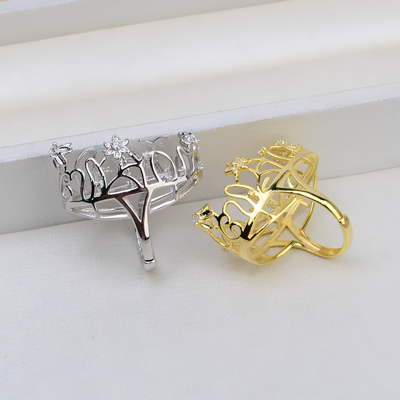 (RS031)S925 sterling silver ring setting