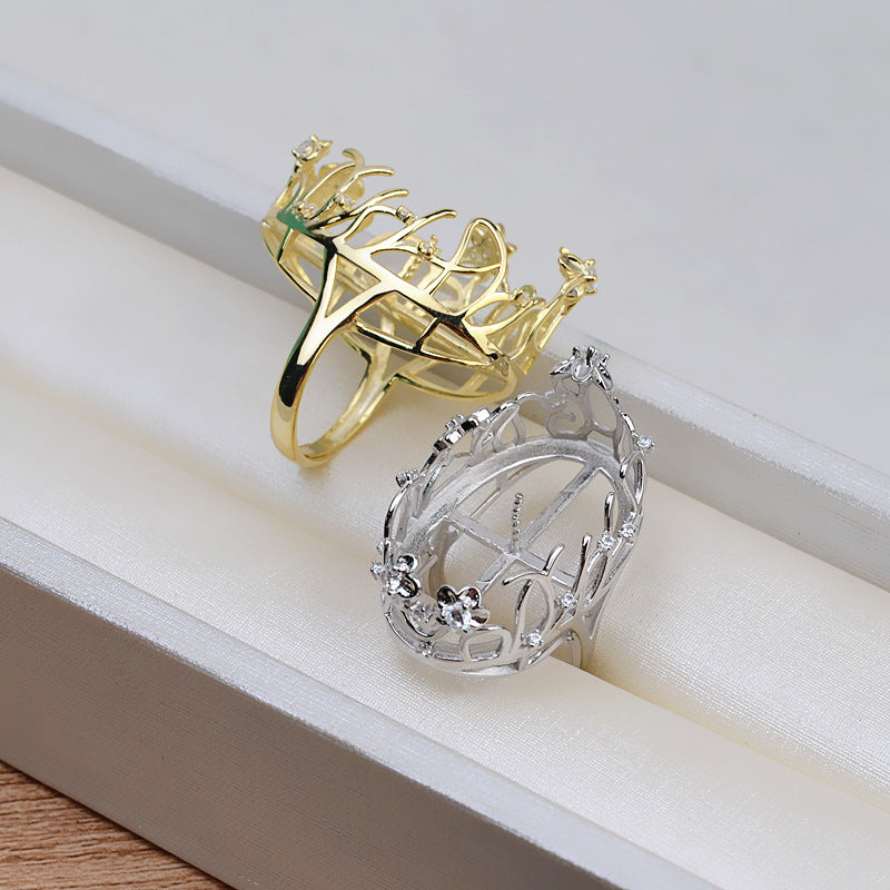 (RS031)S925 sterling silver ring setting