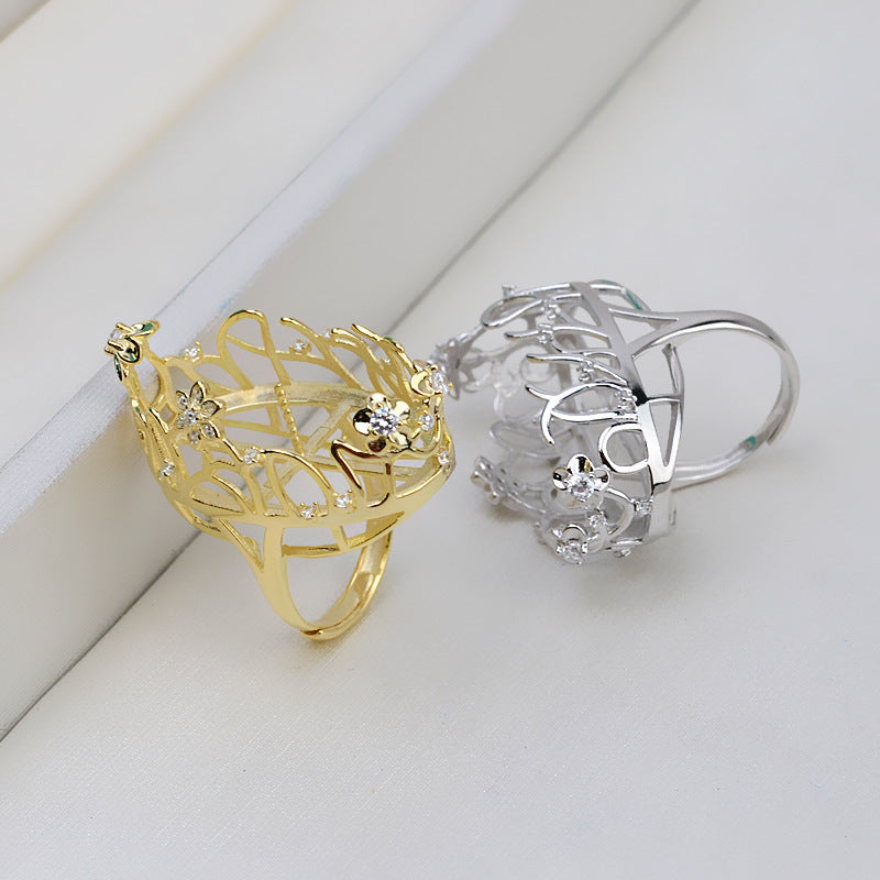 (RS031)S925 sterling silver ring setting