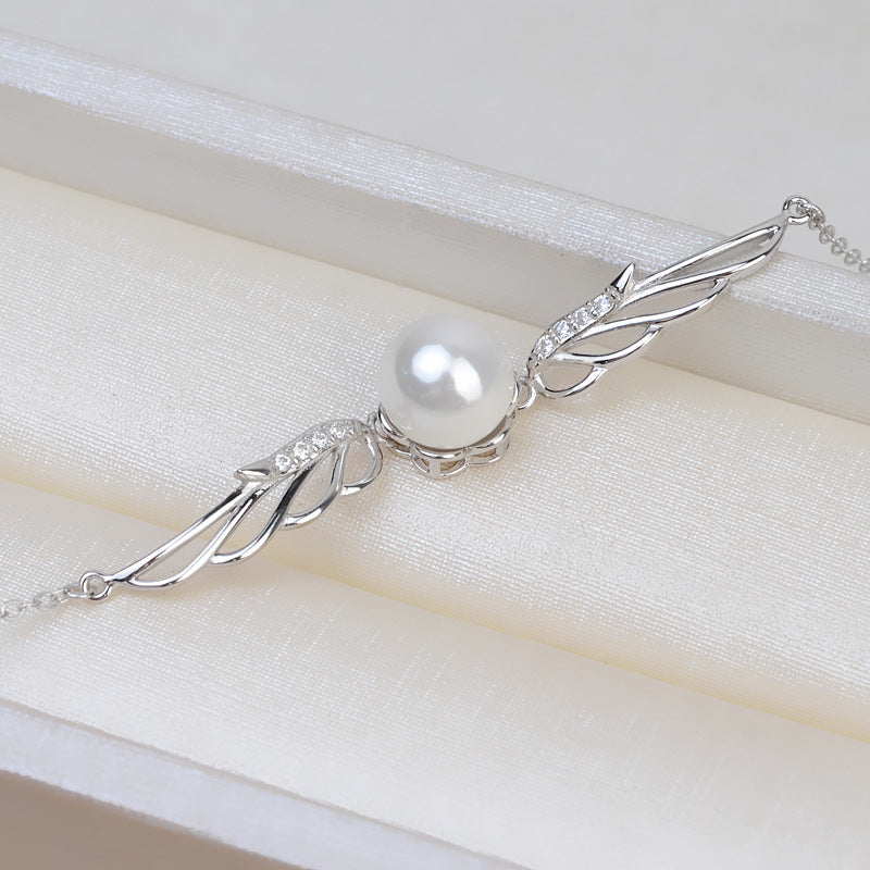 (SB001) S925 sterling silver bracelet set setting