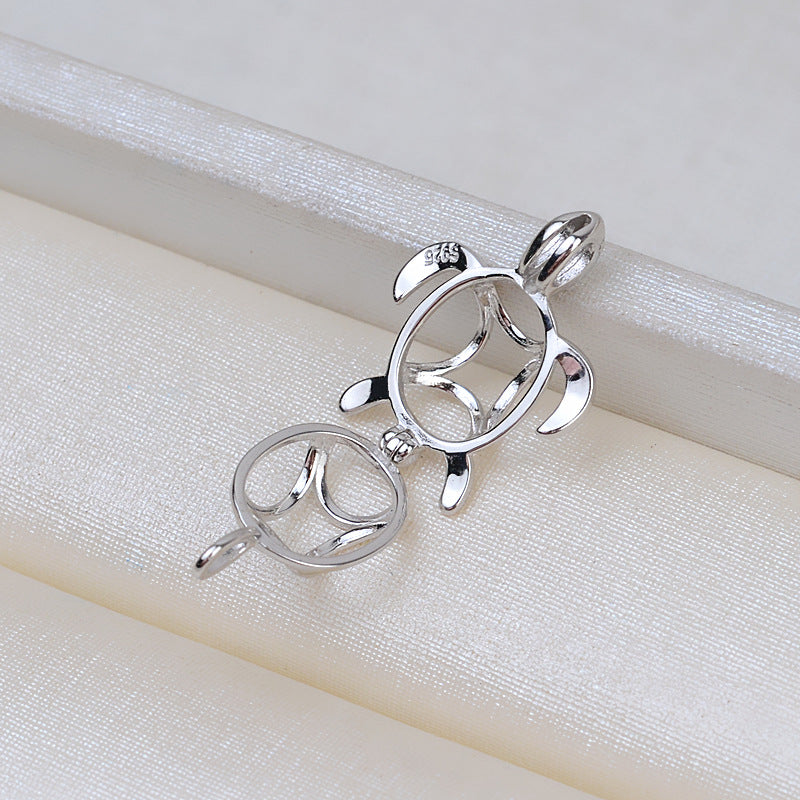 Turtle pendant setting