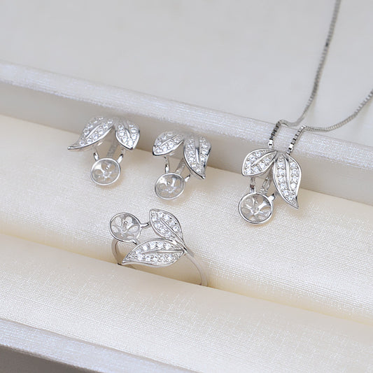 (S026)  S925 sterling silver set setting