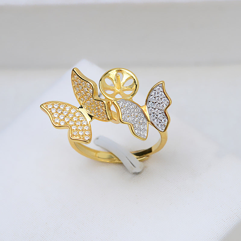 (RS028)S925 sterling silver ring setting