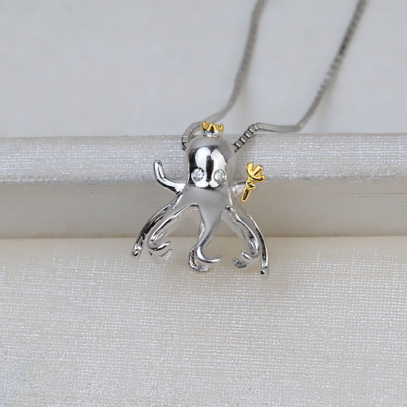 S925 sterling silver pendant baroque setting (B12)