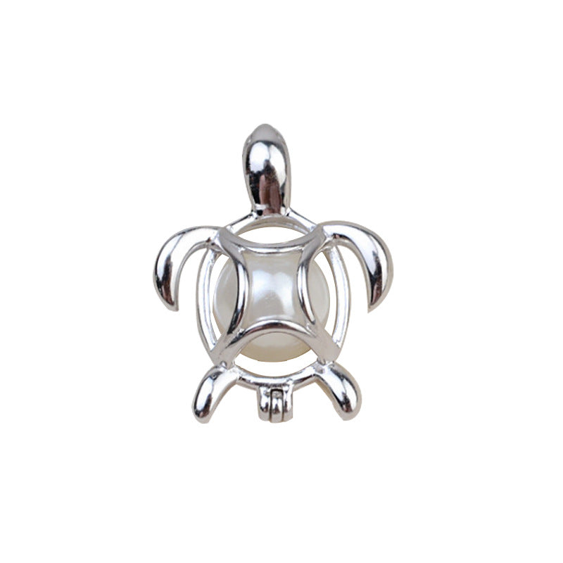 Turtle pendant setting