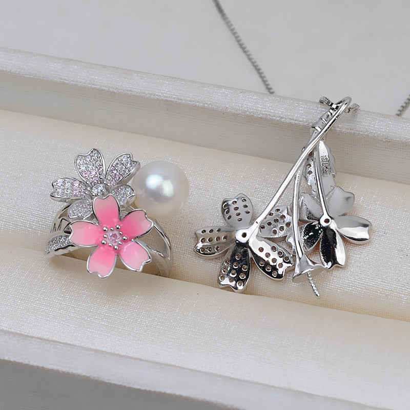 (S022)  S925 sterling silver set setting