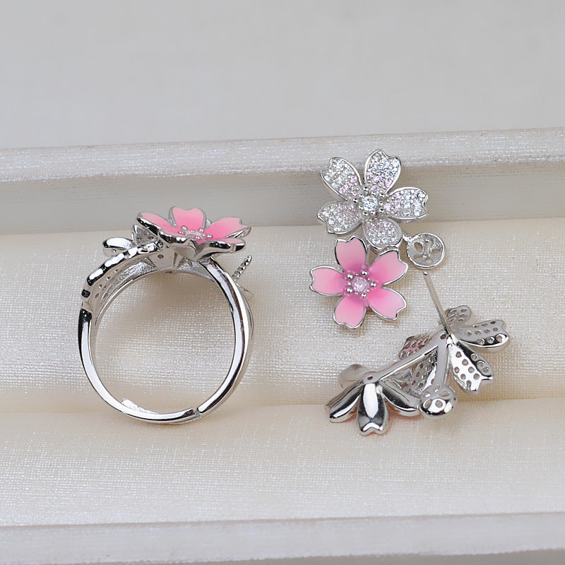 (S022)  S925 sterling silver set setting