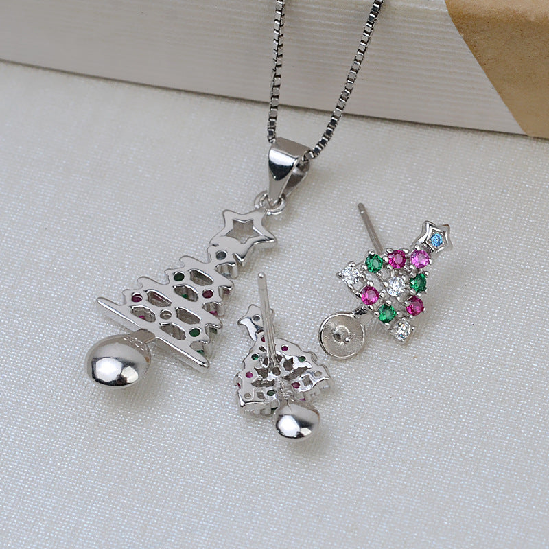 (S021)  S925 sterling silver set setting