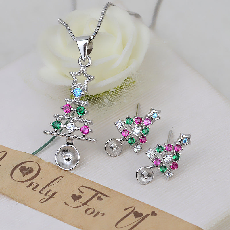 (S021)  S925 sterling silver set setting