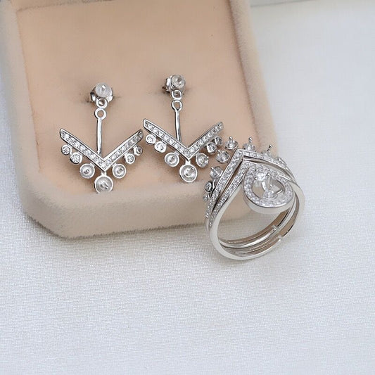 (RS034)S925 sterling silver ring setting