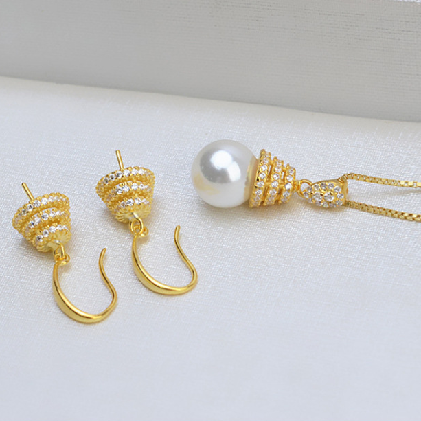 (S033)  S925 sterling silver set setting