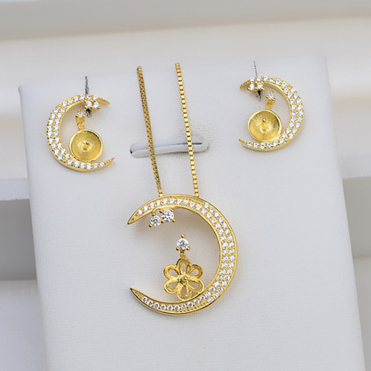 (S031)  S925 sterling silver set setting