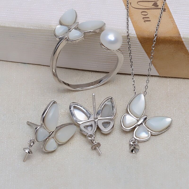 (S007)  S925 sterling silver set setting