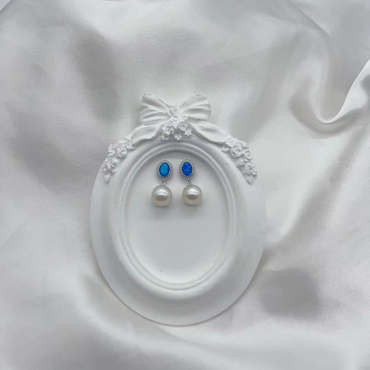 (E039)Tassel stud earrings A1-9