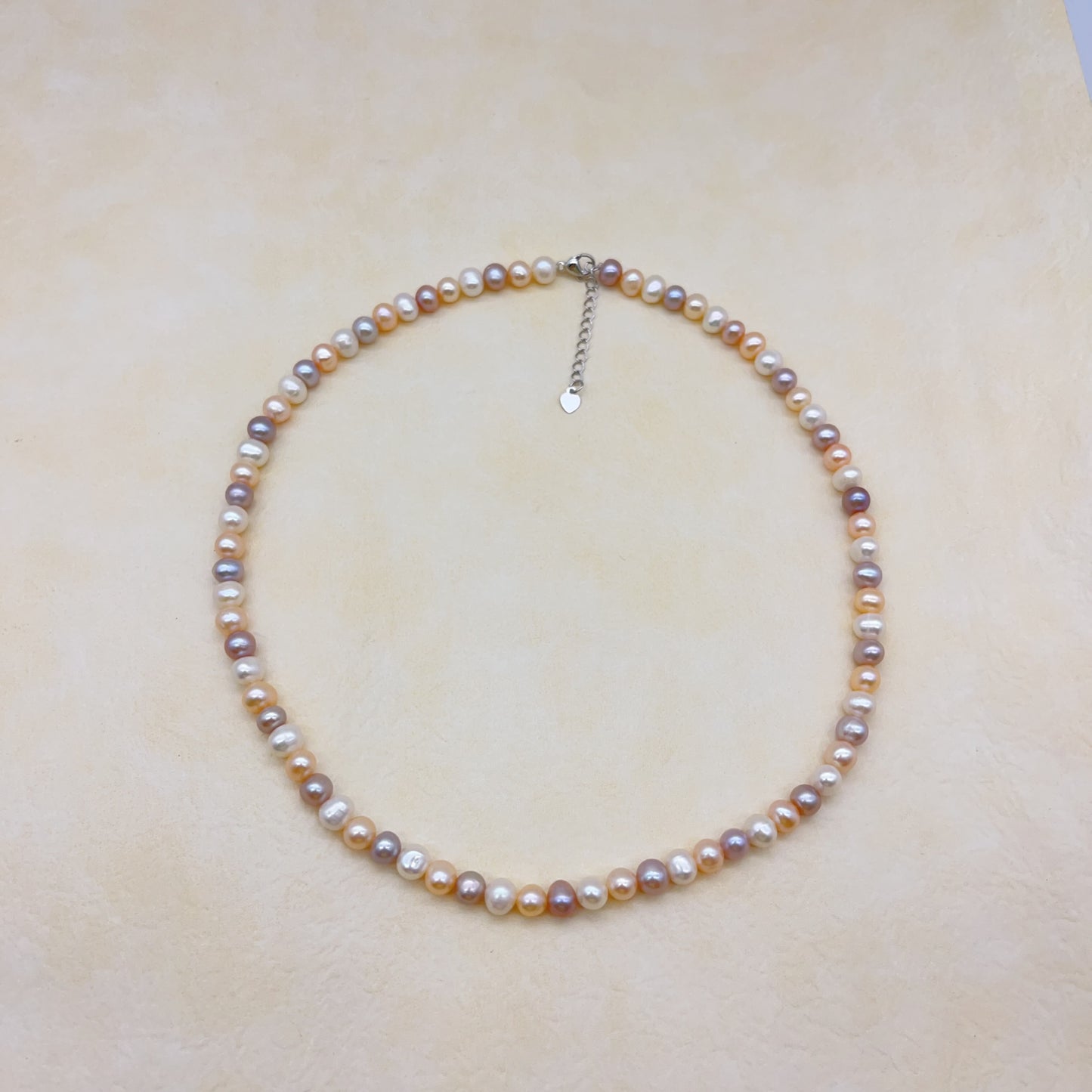 (J014)  Necklace and bracelet  rainbow set