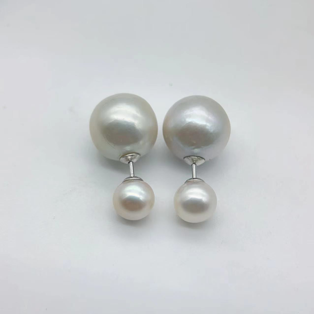 E74 big edison and akoya earrings