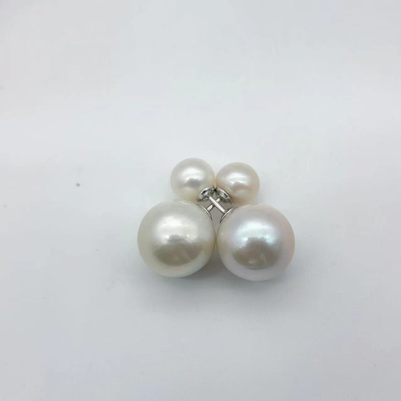 E74 big edison and akoya earrings