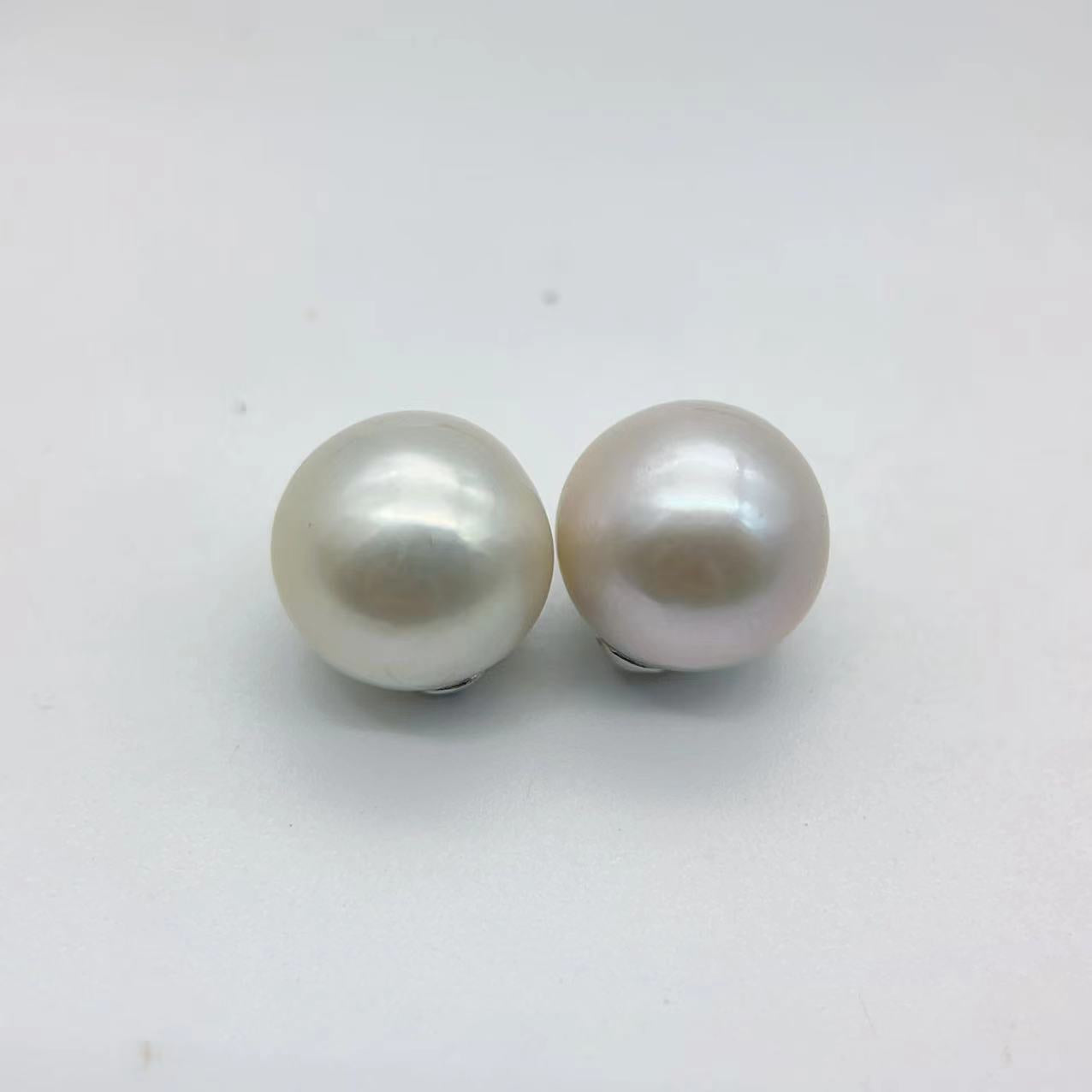 E74 big edison and akoya earrings