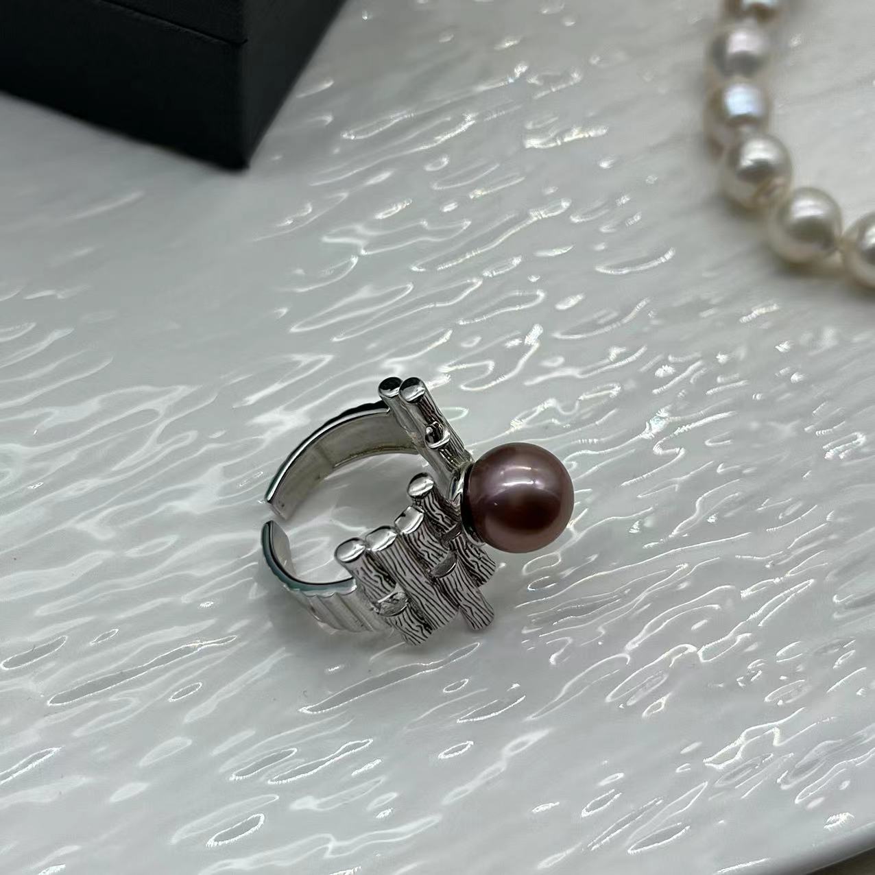 nature talks S925 Silver Edison Ring