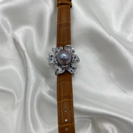 (B051) Edison pearl watchband bracelet
