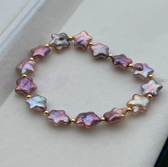 (J070) Full pearl star jewelry set/Pearl gift set