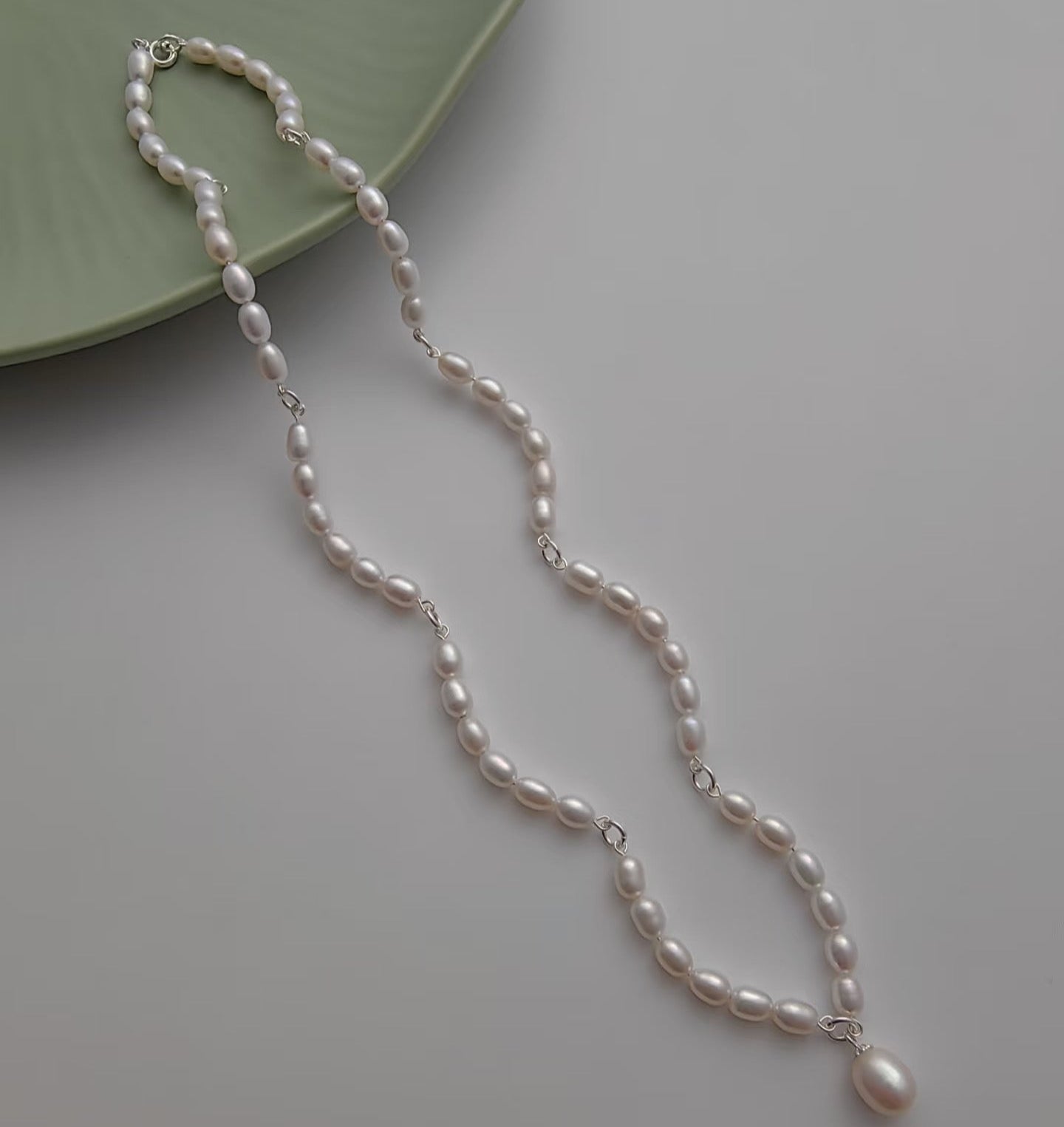 (N108)Pearl necklace/Handmade Pearl Necklace/Real Pearl Necklace