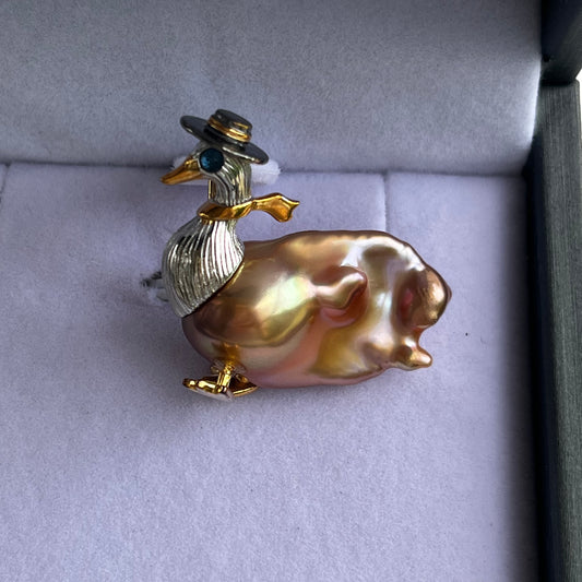 S925 silvre Legendary Duck Pendant