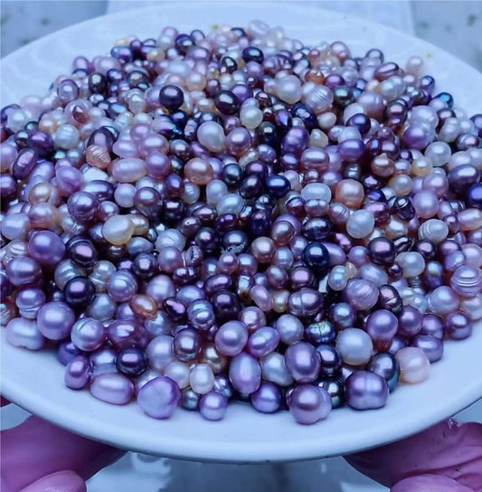 【Live】Purple Rainbow( More purple color in regular shape, there are 20-30pcs pearls)