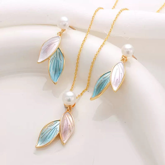 (J048)   Fresh water pearl set