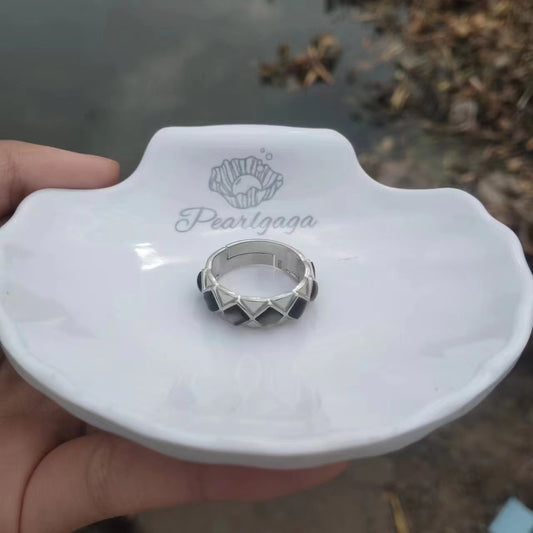 (RS004)S925 sterling silver ring setting For man