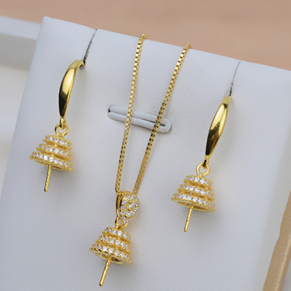 (S033)  S925 sterling silver set setting