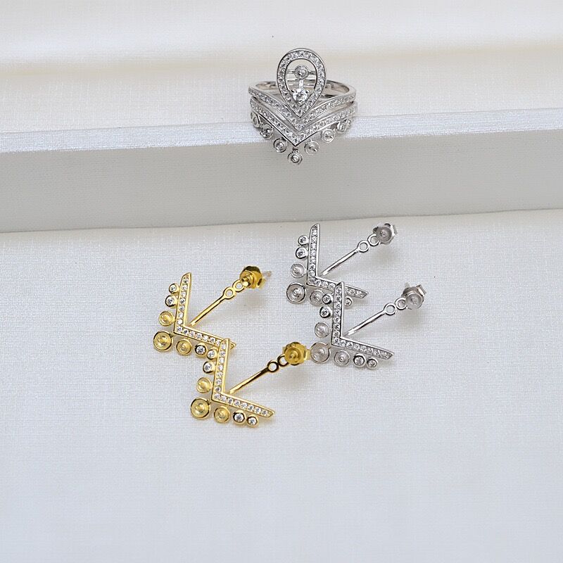 (RS034)S925 sterling silver ring setting