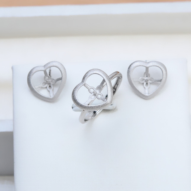 (S030)  S925 sterling silver set setting